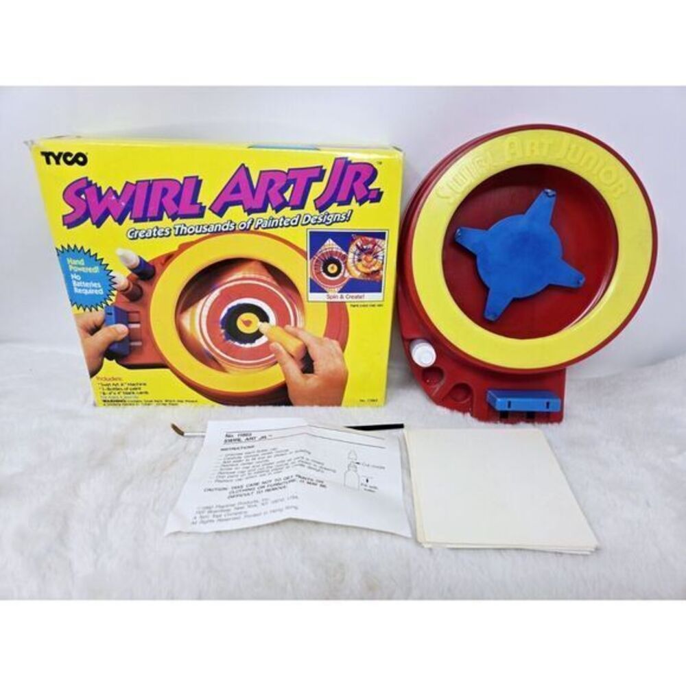 Vintage Tyco "Swirl Art" - No. 11865 Paint Not‎ Included Amazing!